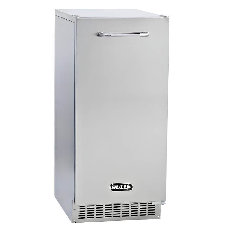 Bull 62 Lb. 15-Inch Outdoor Rated Pro Ice Maker With Drain Pump - 13200.
