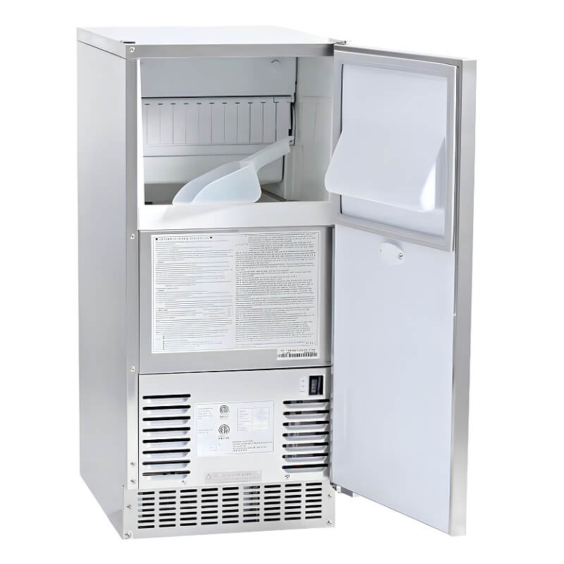 Bull 62 Lb. 15-Inch Outdoor Rated Pro Ice Maker With Drain Pump - 13200.