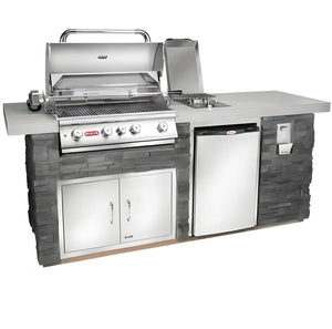 Bull 8 Ft BBQ Grill Island.