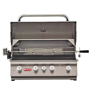 Bull Angus 30-Inch 4-Burner Built-In Gas Grill.