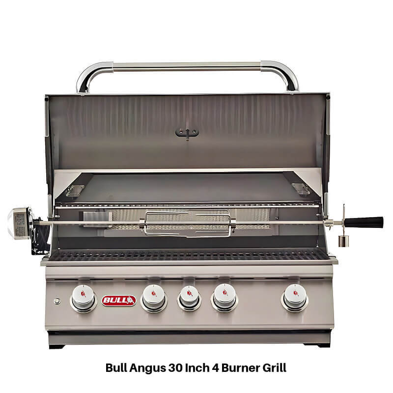 Bull Luxury Q L-Shaped BBQ Grill Island.