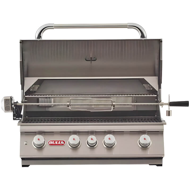 Bull 5-Piece Angus 30-Inch 4-Burner Gas Grill Outdoor Kitchen Package.
