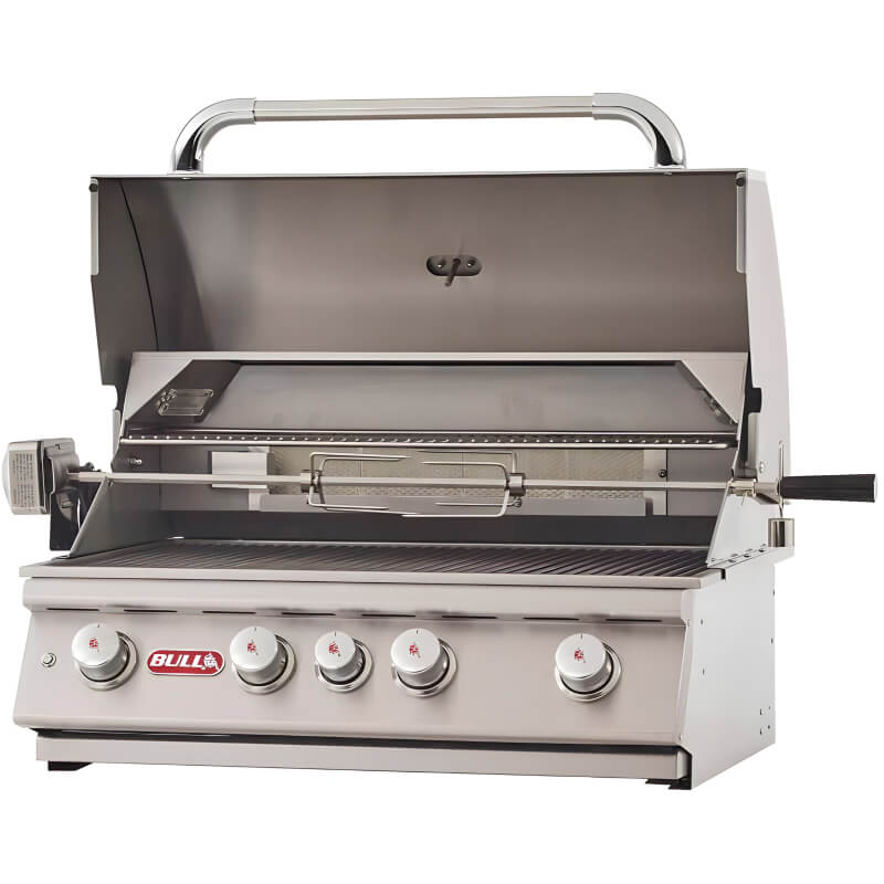 Bull 6-Piece Angus 30-Inch 4-Burner Gas Grill Outdoor Kitchen Package.