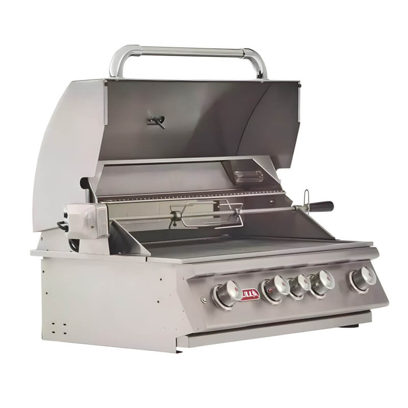 Bull 4-Piece Angus 30-Inch 4-Burner Gas Grill Outdoor Kitchen Package.