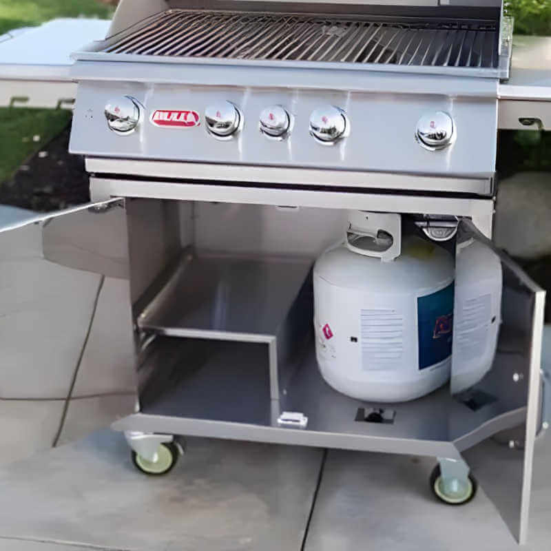 Bull Angus 30-Inch 4-Burner Freestanding Gas Grill.