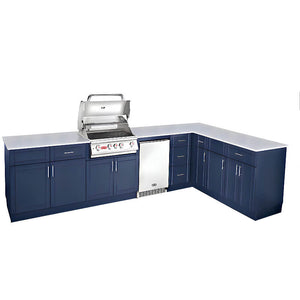 Bull Augusta 10 Ft Dura Outdoor Kitchen With 7 Ft Return.