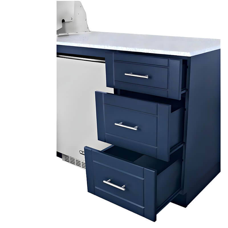 Bull Augusta 10 Ft Dura Outdoor Kitchen With 7 Ft Return.
