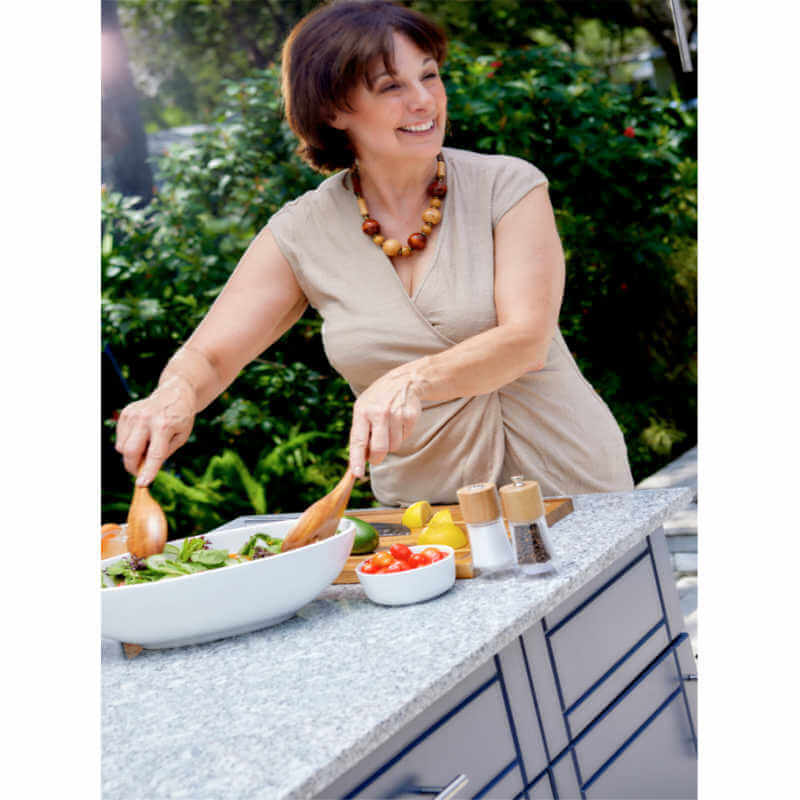 Bull Augusta 10 Ft Dura Outdoor Kitchen With 7 Ft Return.