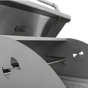 Bull Bison Premium 30-Inch Built-In Charcoal Grill.