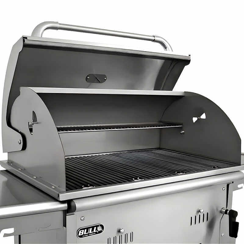 Bull Bison Premium 30-Inch Freestanding Charcoal Grill.