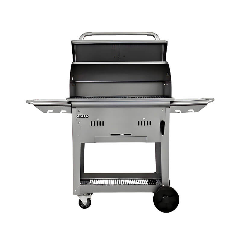 Bull Bison Premium 30-Inch Freestanding Charcoal Grill.