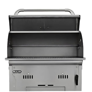 Bull Bison Premium 30-Inch Built-In Charcoal Grill.