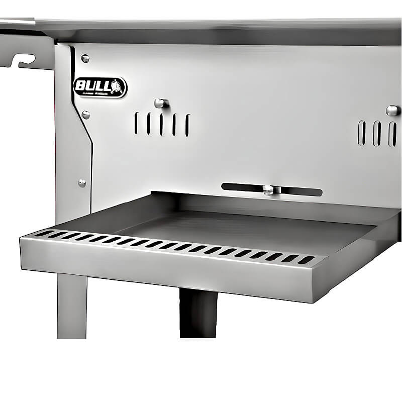 Bull Bison Premium 30-Inch Freestanding Charcoal Grill.