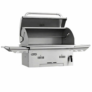 Bull Bison Premium 30-Inch Built-In Charcoal Grill.