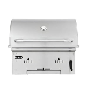 Bull Bison Premium 30-Inch Built-In Charcoal Grill.