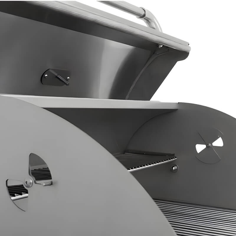 Bull Bison Premium 30-Inch Freestanding Charcoal Grill.