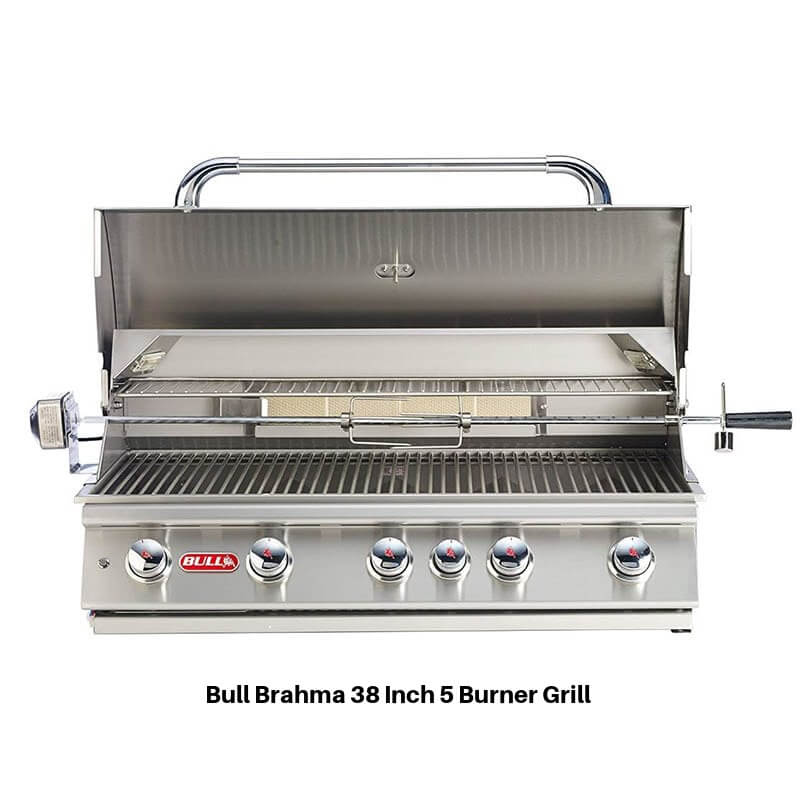Bull 8 Ft BBQ Grill Island.