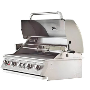 Bull Brahma 38 Inch 5 Burner Built-In Gas Grill.