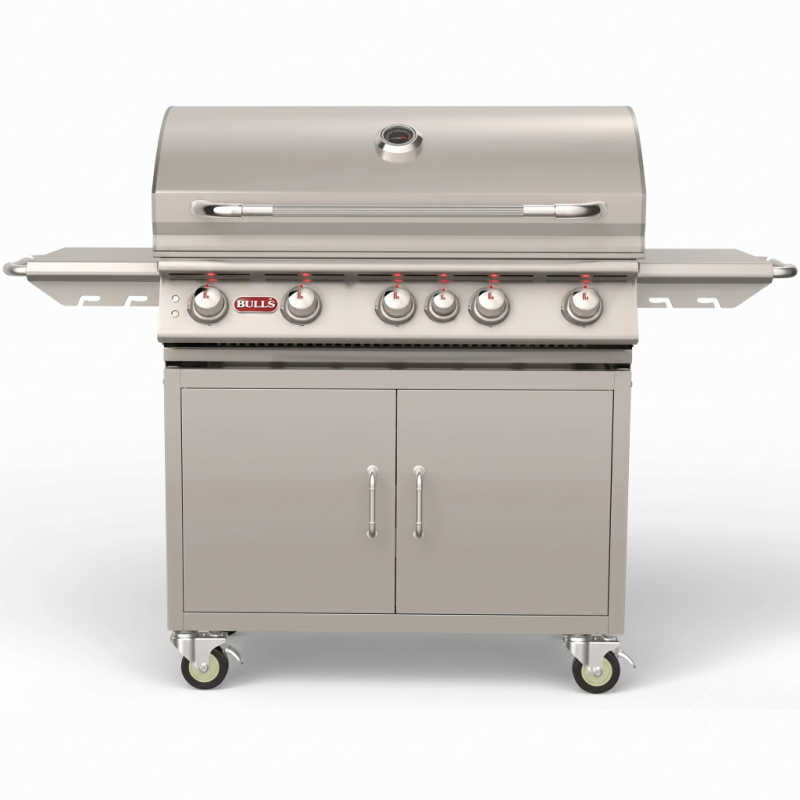 Bull Brahma 38 Inch 5 Burner Freestanding Gas Grill.
