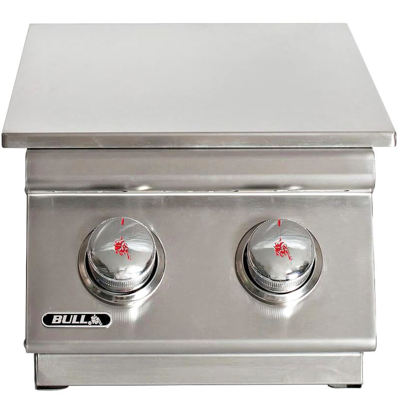 Bull 6-Piece Brahma 38-Inch 5-Burner Gas Grill Outdoor Kitchen Package.