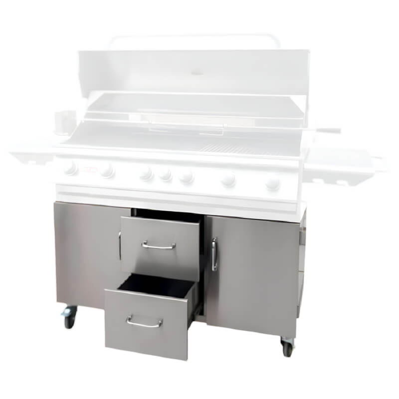 Bull Diablo 46-Inch 6 Burner Gas Grill Cart - 28038.