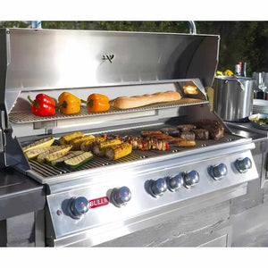 Bull 5-Piece Diablo 46-Inch 6-Burner Gas Grill Outdoor Kitchen Package.