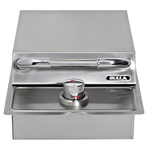 Bull Drop In Gas Single Side Burner With Stainless Steel Lid.