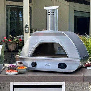 Bull Dual Fuel Countertop Pizza Oven.