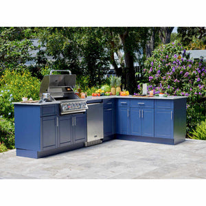 Bull Augusta 10 Ft Dura Outdoor Kitchen With 7 Ft Return.