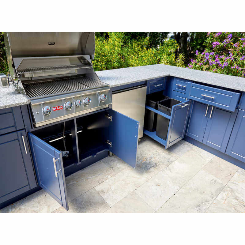 Bull Augusta 10 Ft Dura Outdoor Kitchen With 7 Ft Return.