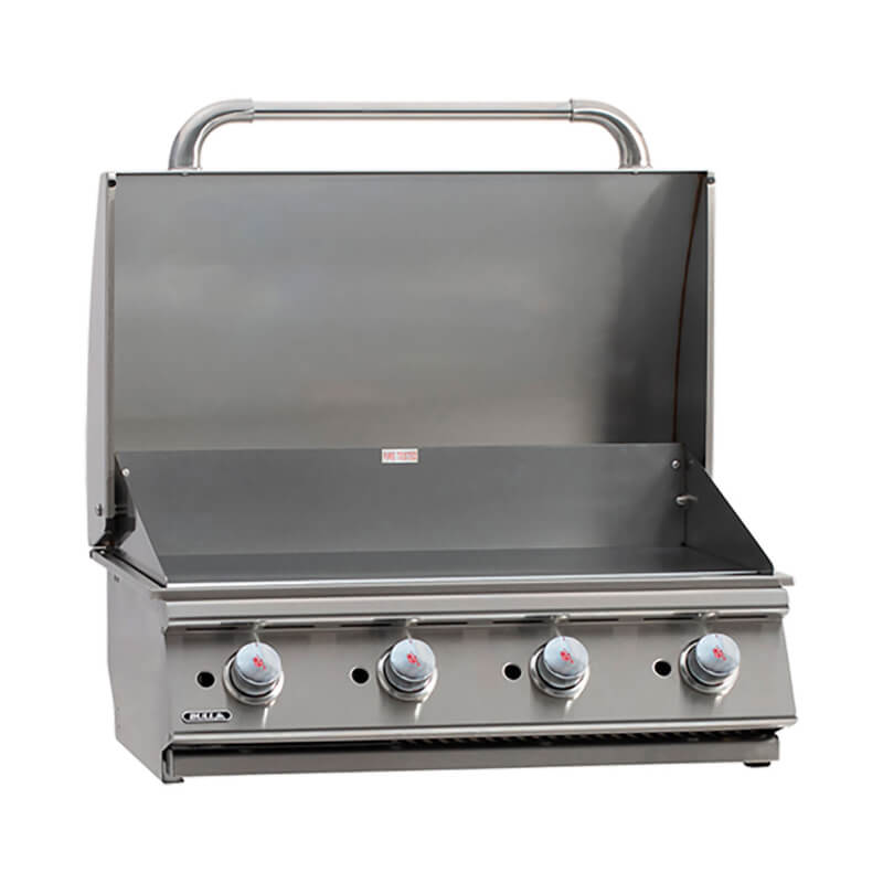 Bull Grills 30-Inch Stainless Steel Flat Top Grill.
