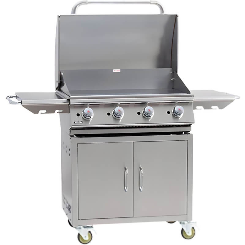 Bull Grills 30-Inch Stainless Steel Flat Top Grill w/ Cart.