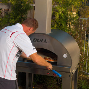 Bull Gas Fired Italian Made Pizza Oven With Cart.