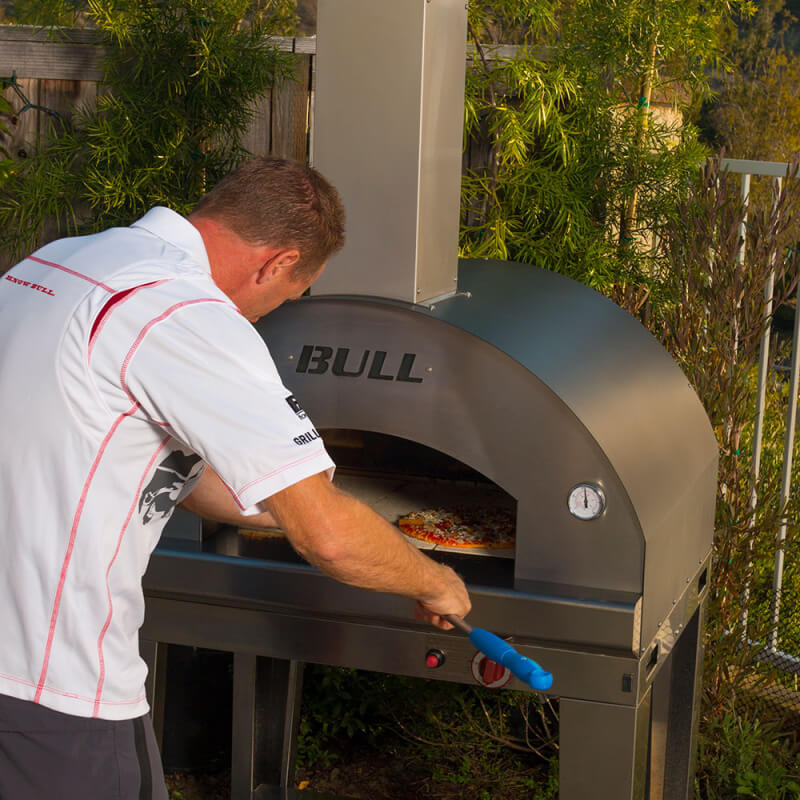 Bull Gas Fired Italian Made Pizza Oven With Cart.
