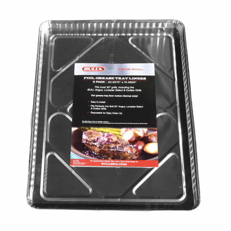 Bull Grease Tray Liner For Bull 38" Grills (12 pcs per box).