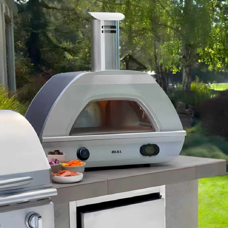 Bull Dual Fuel Countertop Pizza Oven.