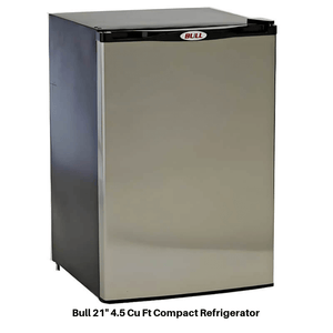 Bull Luxury Q L-Shaped BBQ Grill Island.