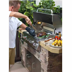 Bull Master Q 5.5 Ft BBQ Grill Island.