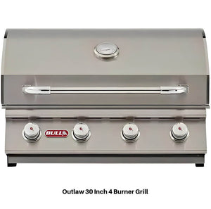 Bull Patio Q L-Shaped BBQ Grill Island.