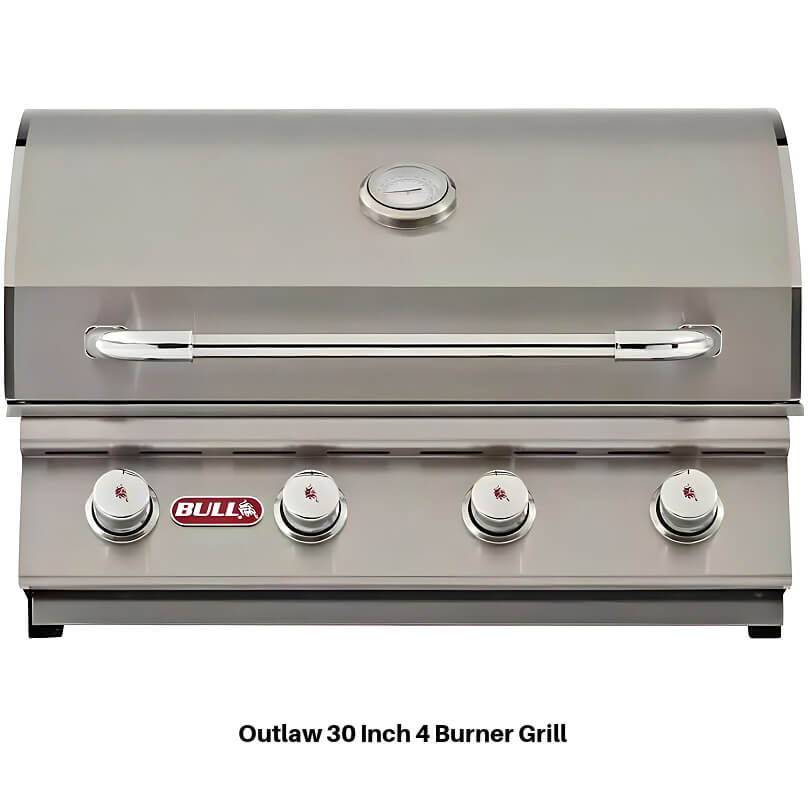Bull Patio Q L-Shaped BBQ Grill Island.