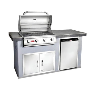 Bull Power Q BBQ Grill Island.
