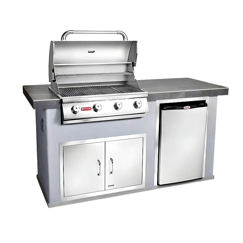 Bull Power Q BBQ Grill Island.