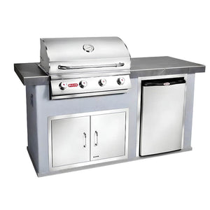 Bull Power Q BBQ Grill Island.