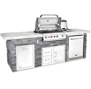 Bull Premier Q 9.5 Ft BBQ Grill Island.