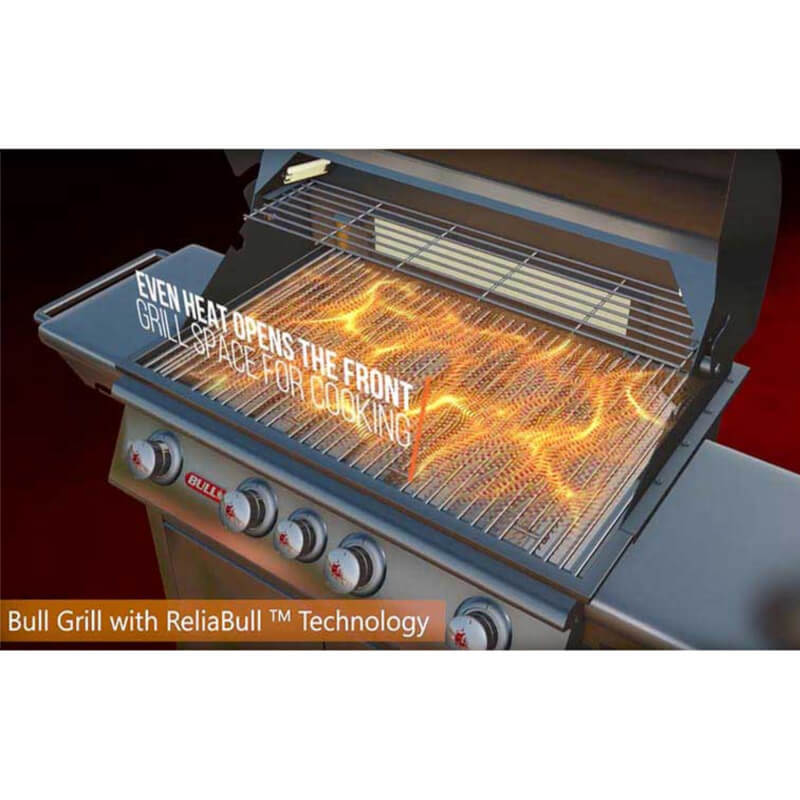 Bull Angus 30-Inch 4-Burner Freestanding Gas Grill.