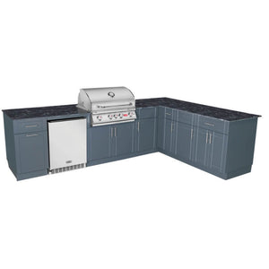Bull Savannah 8 Ft Dura Outdoor Kitchen With 7 Ft Return.