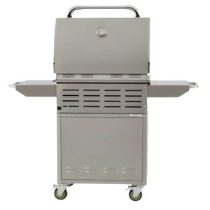 Bull Steer 24 Inch 3 Burner Stainless Steel Freestanding Grill.