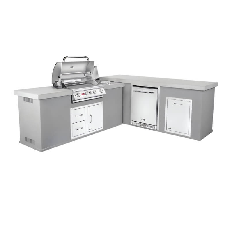 Bull Versa Q BBQ Grill Island.