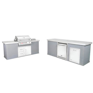 Bull Versa Q BBQ Grill Island.