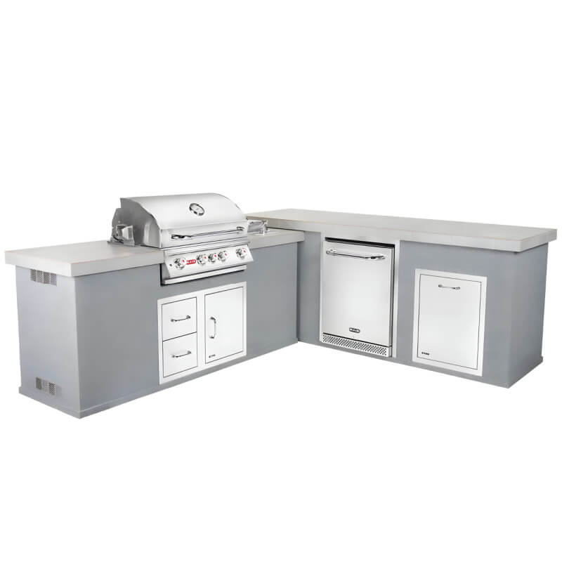Bull Versa Q BBQ Grill Island.